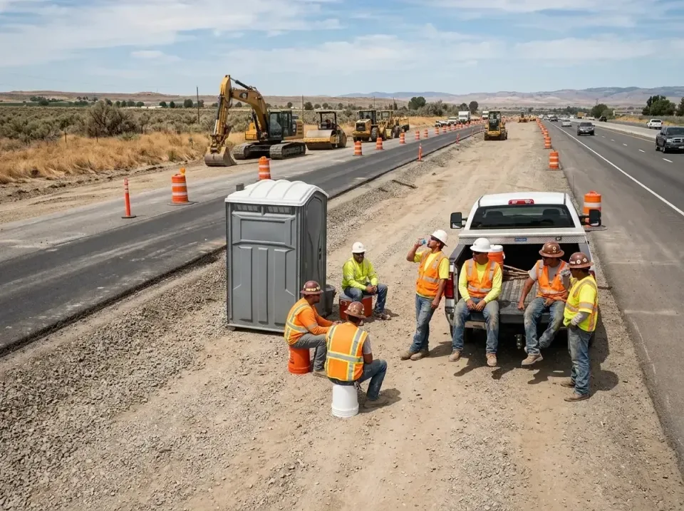 highway-road-construction-crew-007 — frequently asked questions, Porta Potty and Restroom Rentals in Columbia Falls, MT